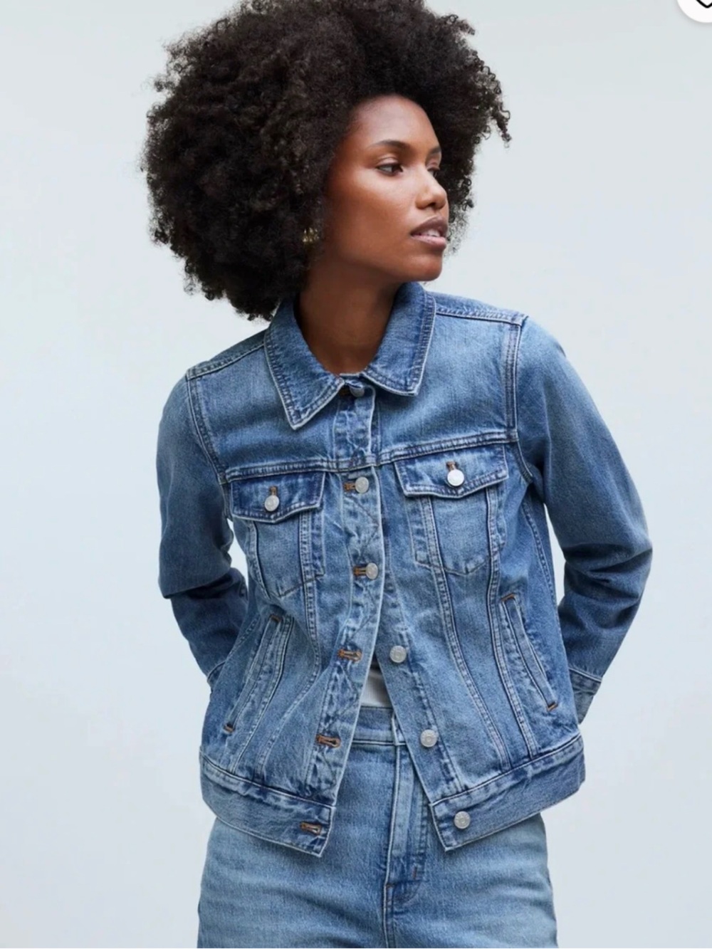 NEW Madewell Classic Jean Jacket Medium Wash Denim Size M